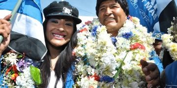 Wilma Alanoca acompañante a la vicepresidencia de Evo Morales
