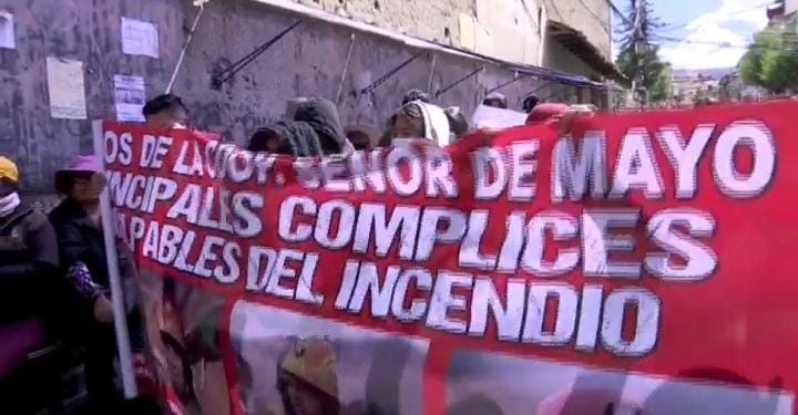 Protestan en San Pedro exigiendo la libertad de dirigente