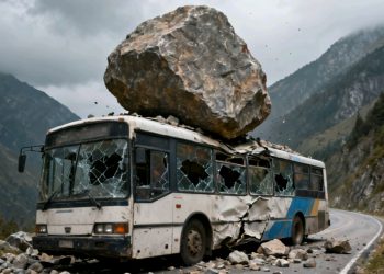 Caída de piedras sobre bus deja dos fallecidos en carretera antigua