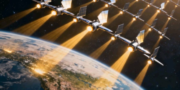 Proyecto busca iluminar la Tierra por la noche con miles de satélites