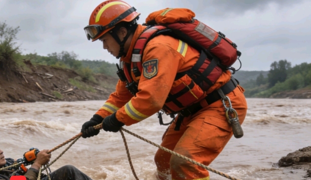 Rescatan a tres hombres atrapados en el río Piraí por crecida del caudal