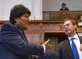Evo y Tuto se unen en defensa de Yahuasi